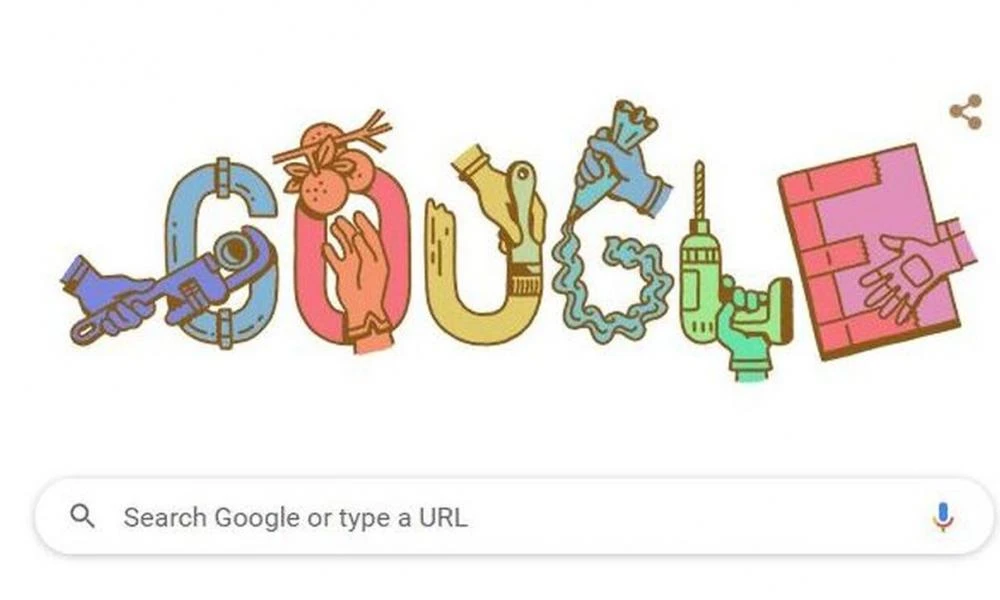 Πρωτομαγιά 2022: Το Doodle της Google για τους αγώνες του εργάτη